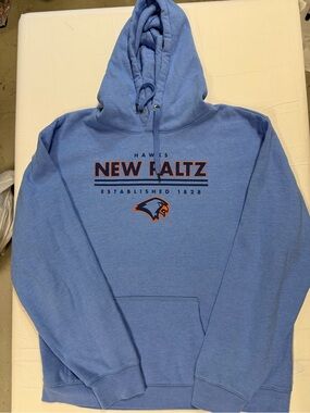 SUNY New Paltz Hawks Hoodie 2XL League 91 Blue Sweatshirt